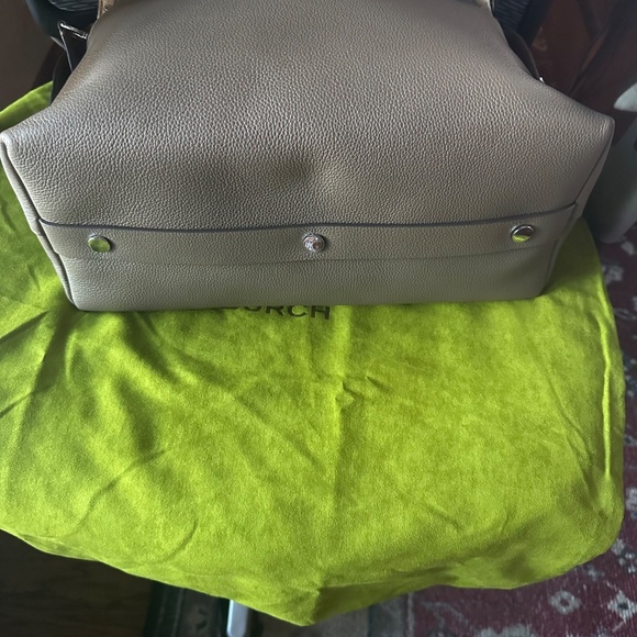 Tory Burch Large Mercer Pebbled Satchel - Picture 2 of 4